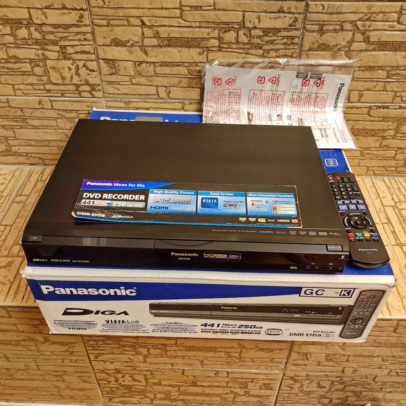 دی وی دی رکوردر پاناسونیک هارد دار Panasonic|پخشکننده DVD و ویدیو|تهران, آذربایجان|دیوار