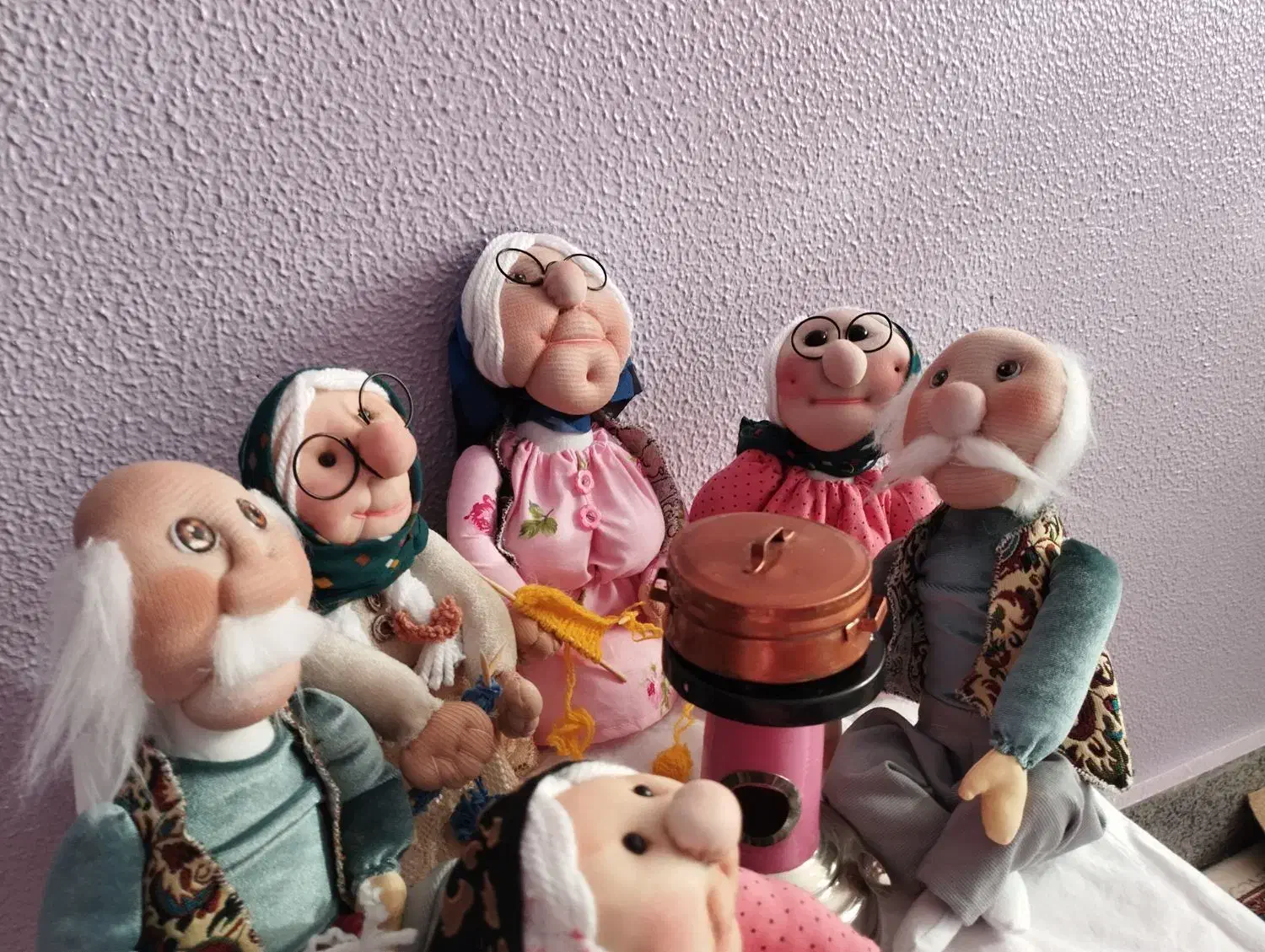 عروسک نه نه سرما و اقاجون|صنایع دستی و سایر لوازم تزئینی|شاهینشهر, طالقانی|دیوار