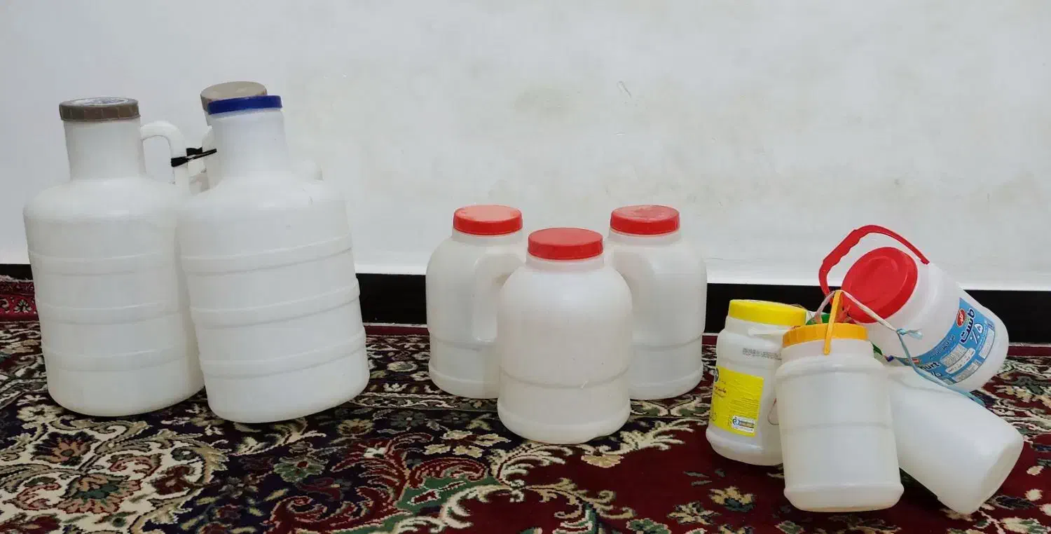 دبه بزرگ و کوچک|ظروف نگهدارنده، پلاستیکی، یکبارمصرف|ایلام, |دیوار