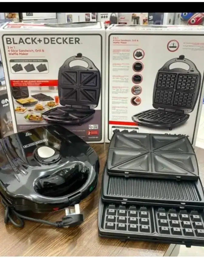 اسنک ساز ساندویچ ساز بلک اندیکرساندویج سرخکن خردکن|اجاق گاز و لوازم برقی پخت‌وپز|قم, محمد آباد|دیوار