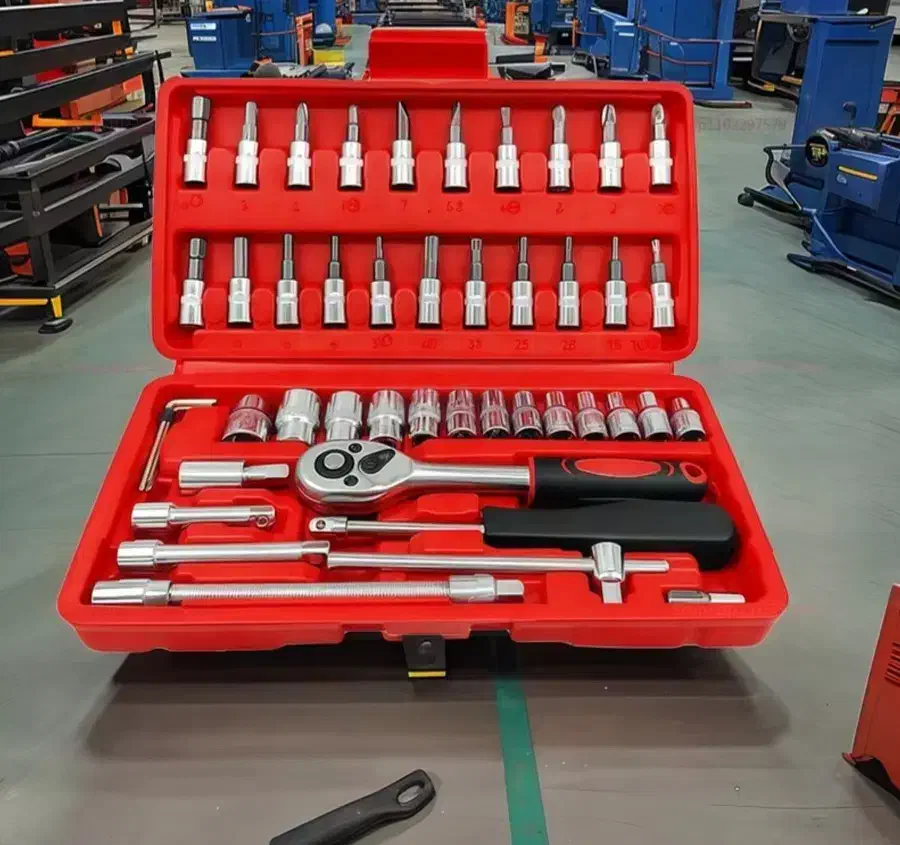 جعبه 46 پارچه آچار و سری بکس و پیچ گوشتی|ابزارآلات|کرج, عظیمیه|دیوار