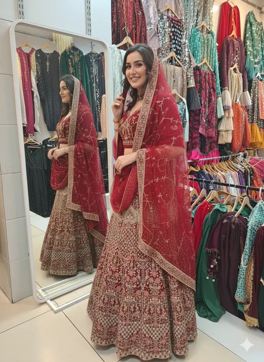 کرایه لباس فرمالیته کرایه لباس مجلسی هندی مدل شفق|لباس|شیراز, شاهچراغ|دیوار