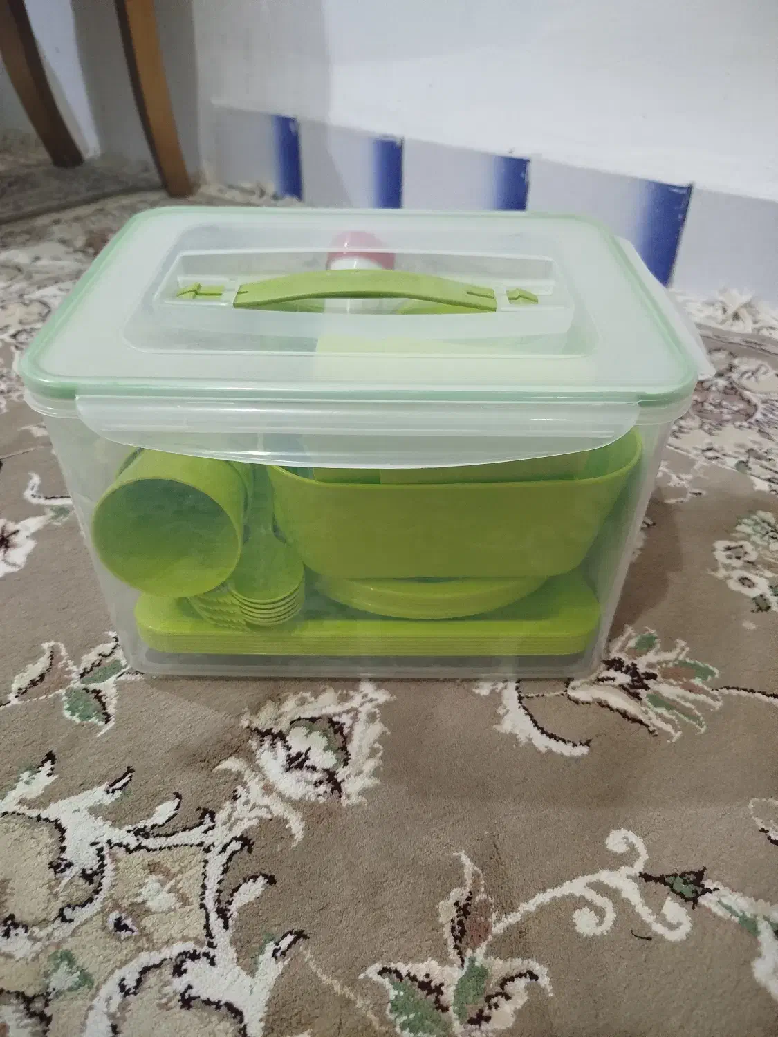 پک 6نفره پلاستیکی پکنیک|ظروف نگهدارنده، پلاستیکی، یک‌بارمصرف|سقز, |دیوار