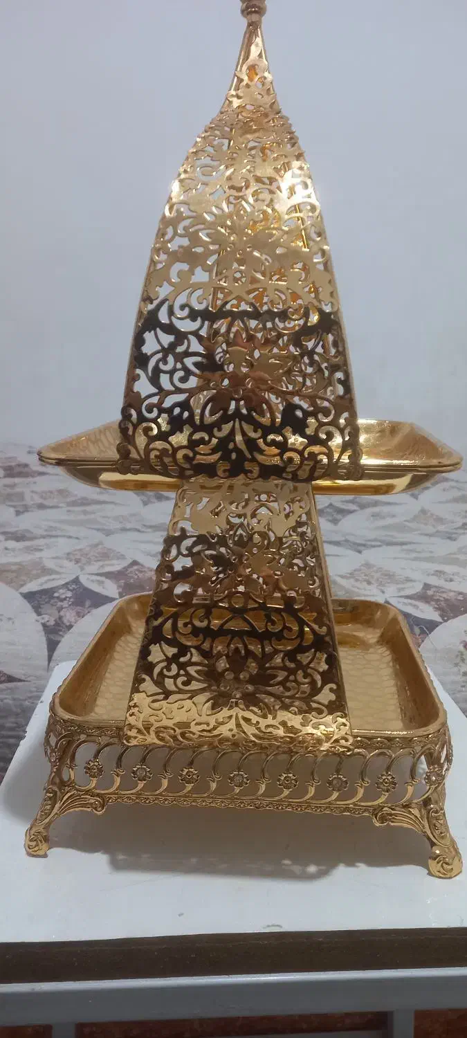 شیرینی خوری طلایی رتگ ۱۰۰دصد ثابت|ظروف سرو و پذیرایی|قم, آذر (نکویی)|دیوار