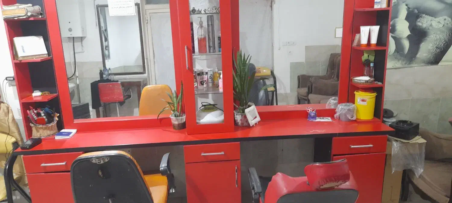 آینه ودکورسالن|آرایشگاه و سالنهای زیبایی|فراغی, |دیوار