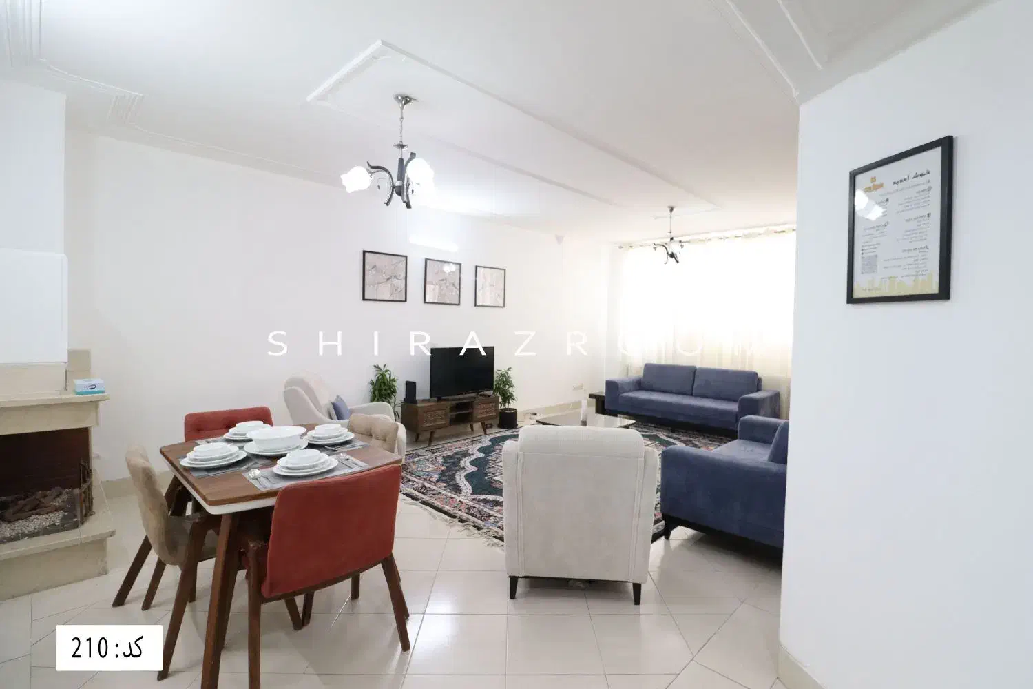 خانه مسافر فول تجهیزات|اجارهٔ کوتاه‌مدت آپارتمان و سوئیت|شیراز, فرهنگ شهر|دیوار