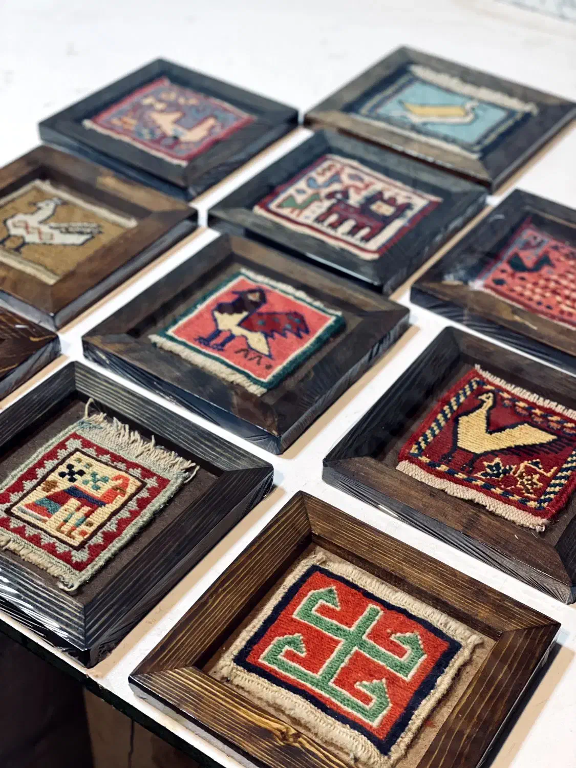 قاب های دیواری چوب و گلیم|صنایع دستی و سایر لوازم تزئینی|قزوین, |دیوار