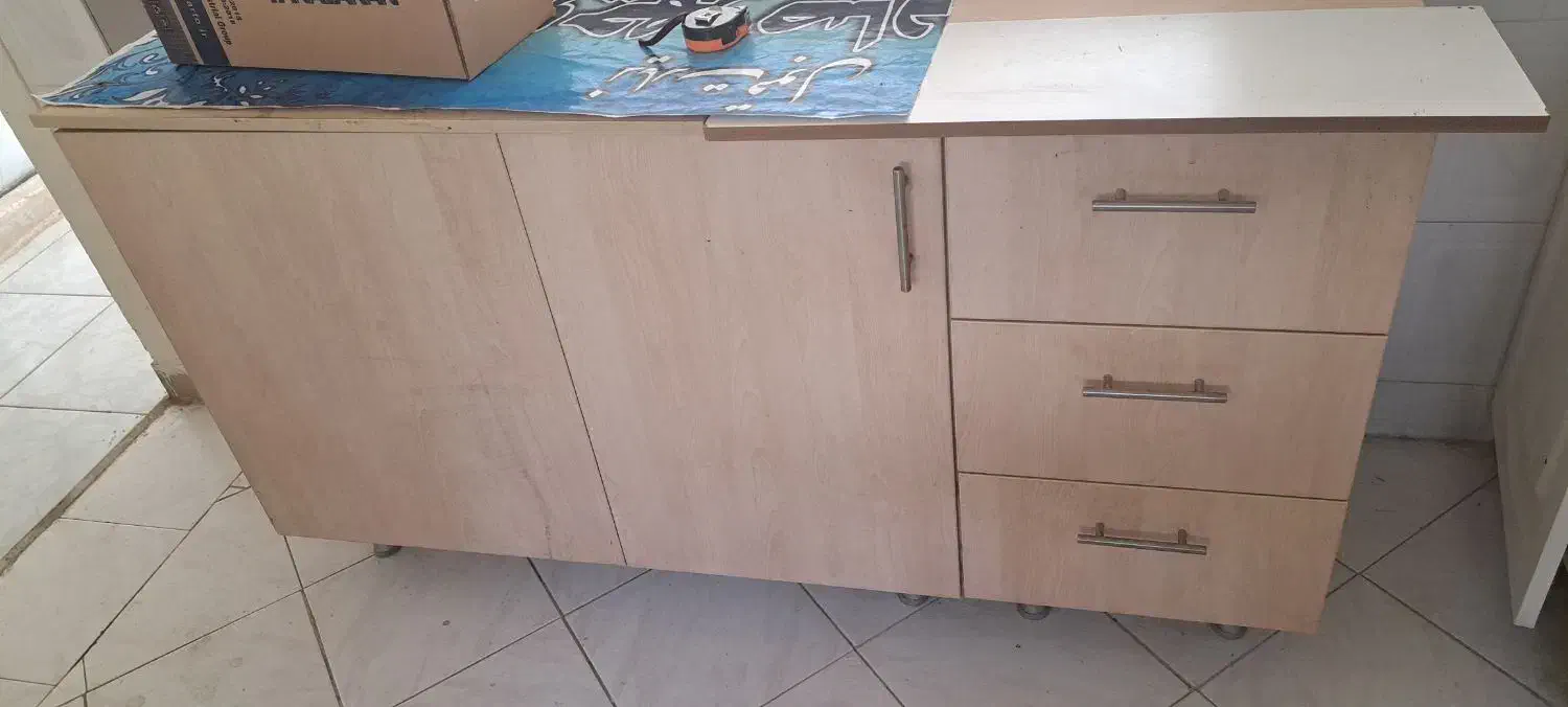 کابینت ام دی اف سالم زمینی ۴.۵ متر|مصالح و تجهیزات ساختمان|فولادشهر, فولادشهر|دیوار