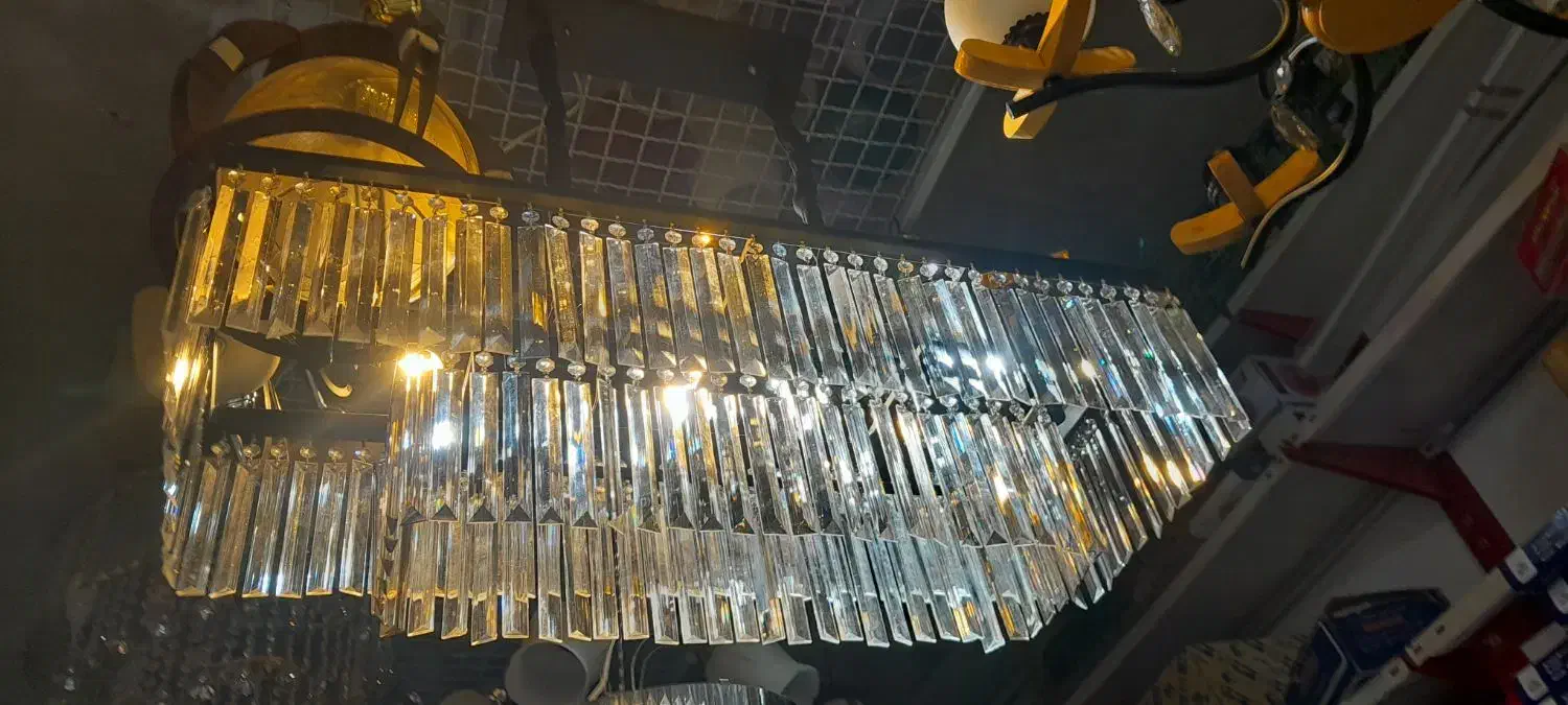 لوستر کریستالی کاردی|لوستر و چراغ آویز|تایباد, |دیوار