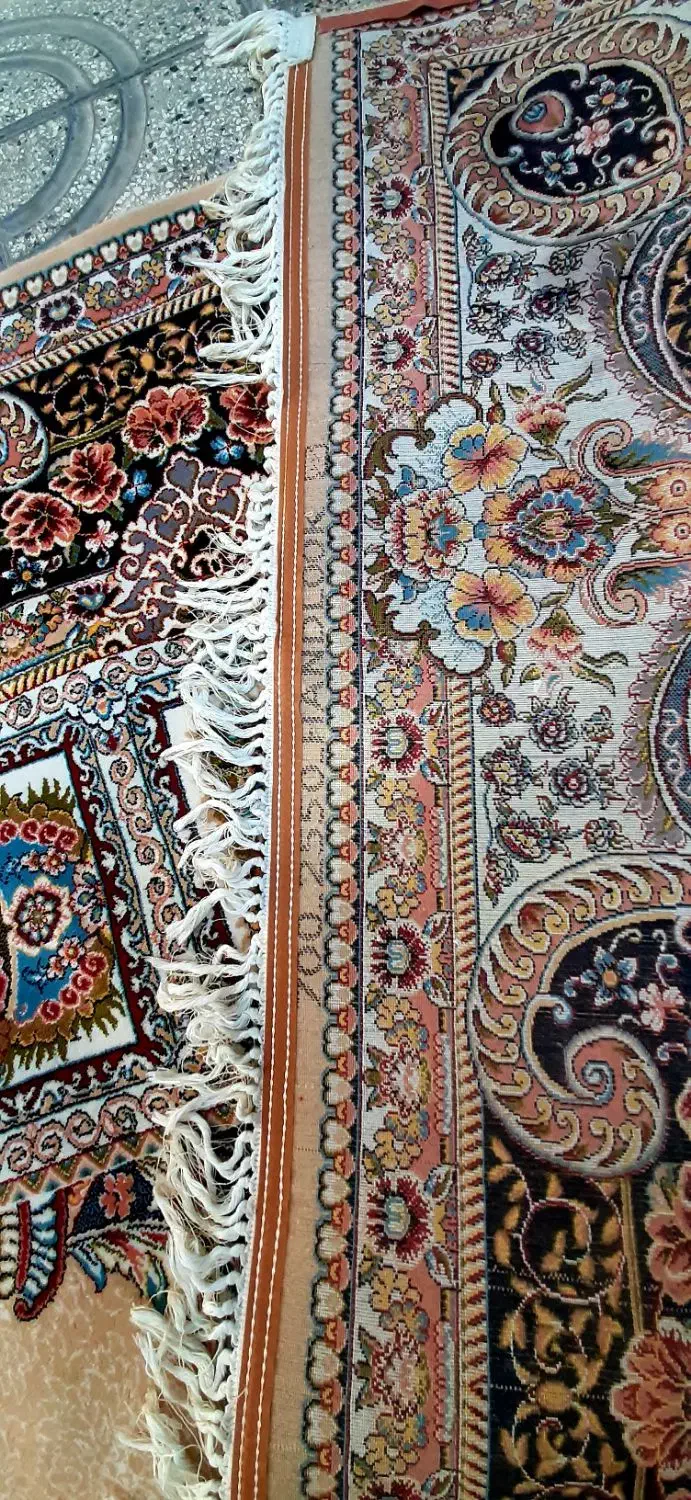 ۲تخته12متری سوفیا دست بافت گونه درحدآک تمام نخ۷۰۰|فرش|سنقر, |دیوار