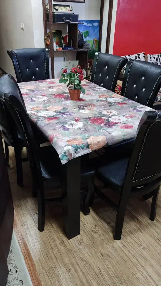 میز ناهارخوری ۶ نفره|میز و صندلی غذاخوری|برازجان, |دیوار