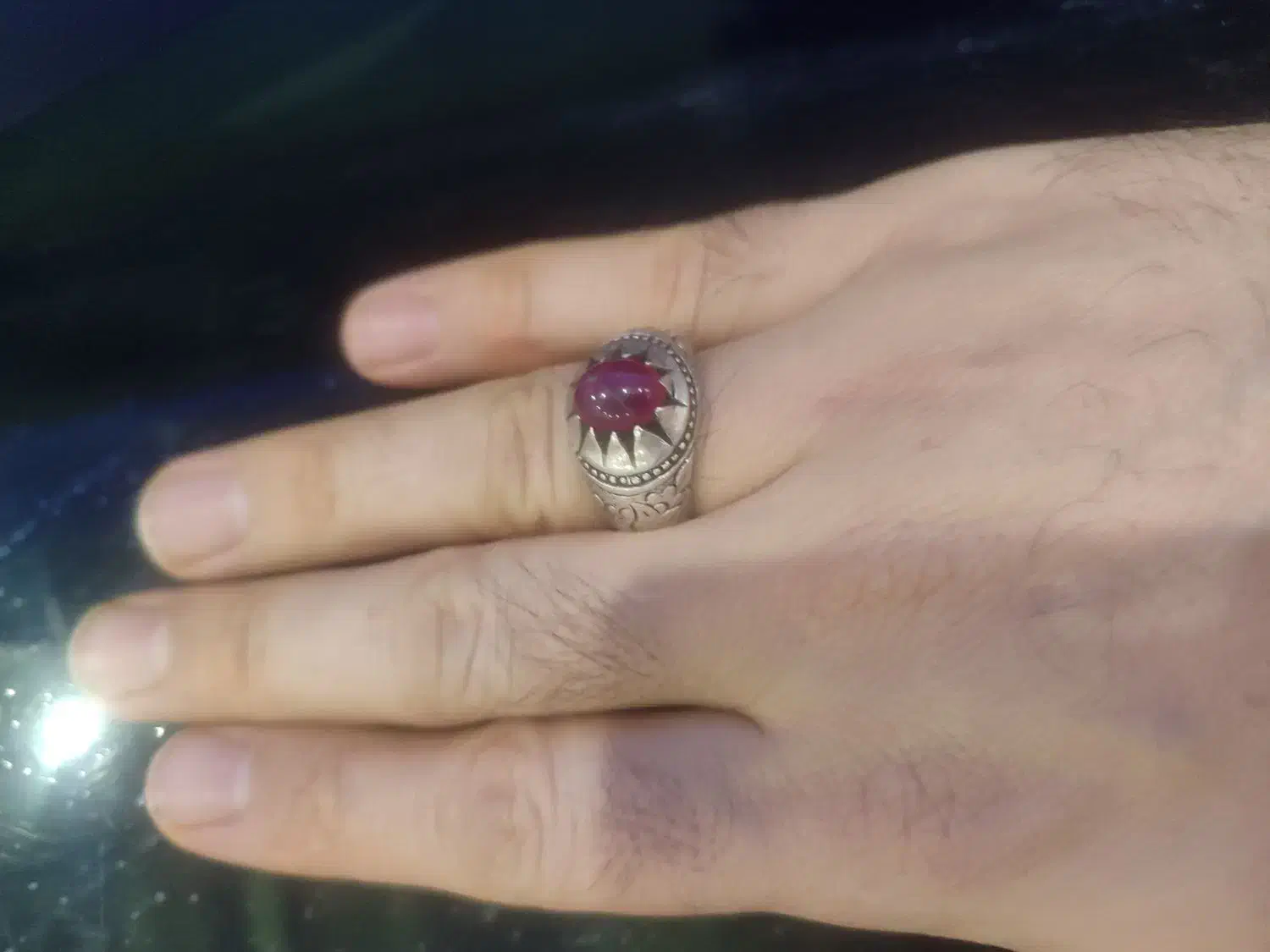 یاقوت ستاره پران|جواهرات|قم, ولیعصر|دیوار