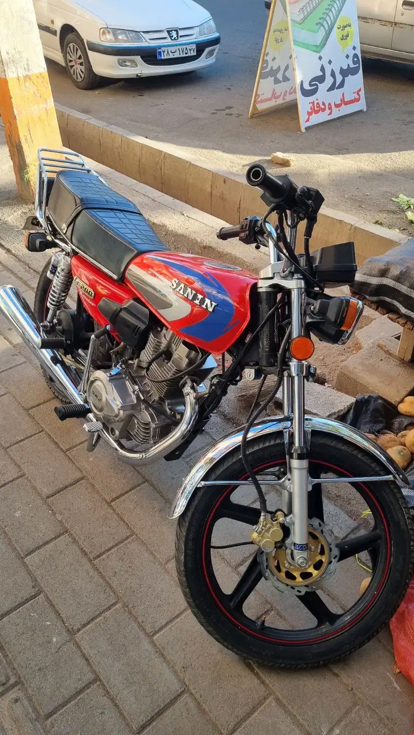 موتور ۲۰۰ sanin|موتورسیکلت|خوی, |دیوار