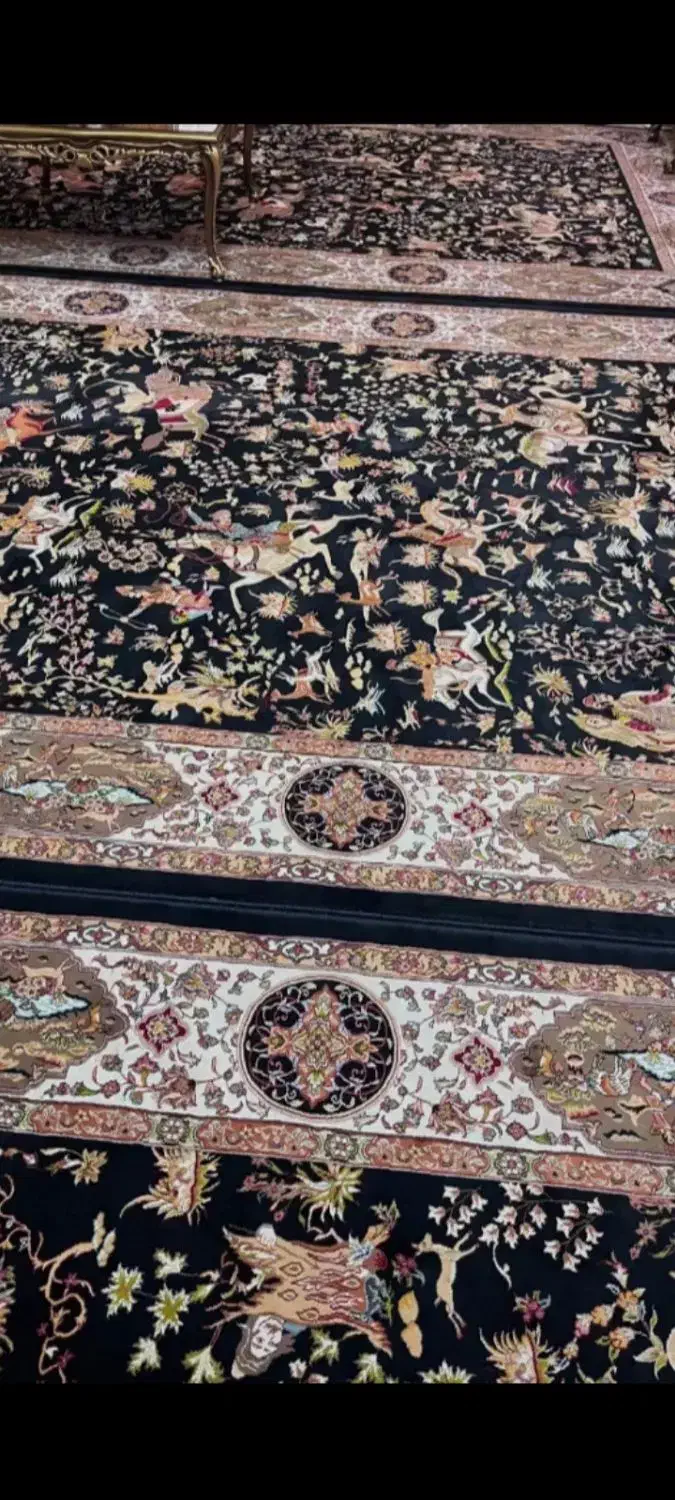 ۳ تخته فرش ۹ متری جفت ۷۰۰ شانه تراکم  ۳۰۰۰|فرش|تهران, فردوس|دیوار