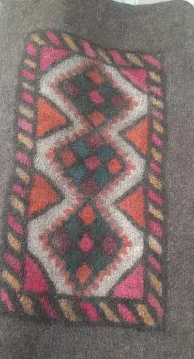 نمد نو|گلیم، جاجیم، گبه|فیروزآباد (فارس), |دیوار