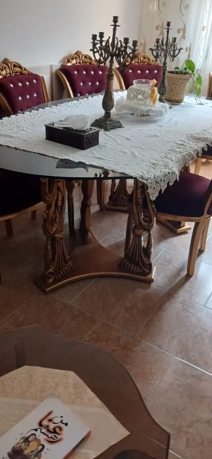 میز ناهار خوری|میز و صندلی غذاخوری|گرگان, |دیوار