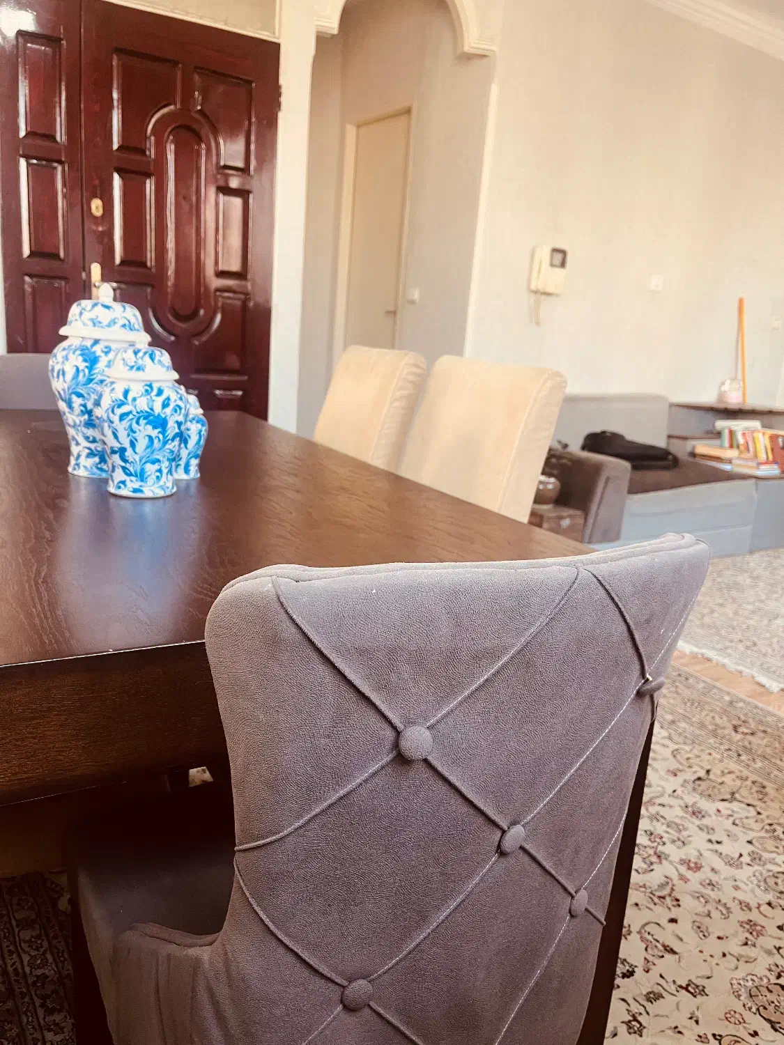 میز و صندلی ناهارخوری ۶ نفره در حد نو قبمت مناسب|میز و صندلی غذاخوری|تهران, سازمان برنامه شمالی|دیوار