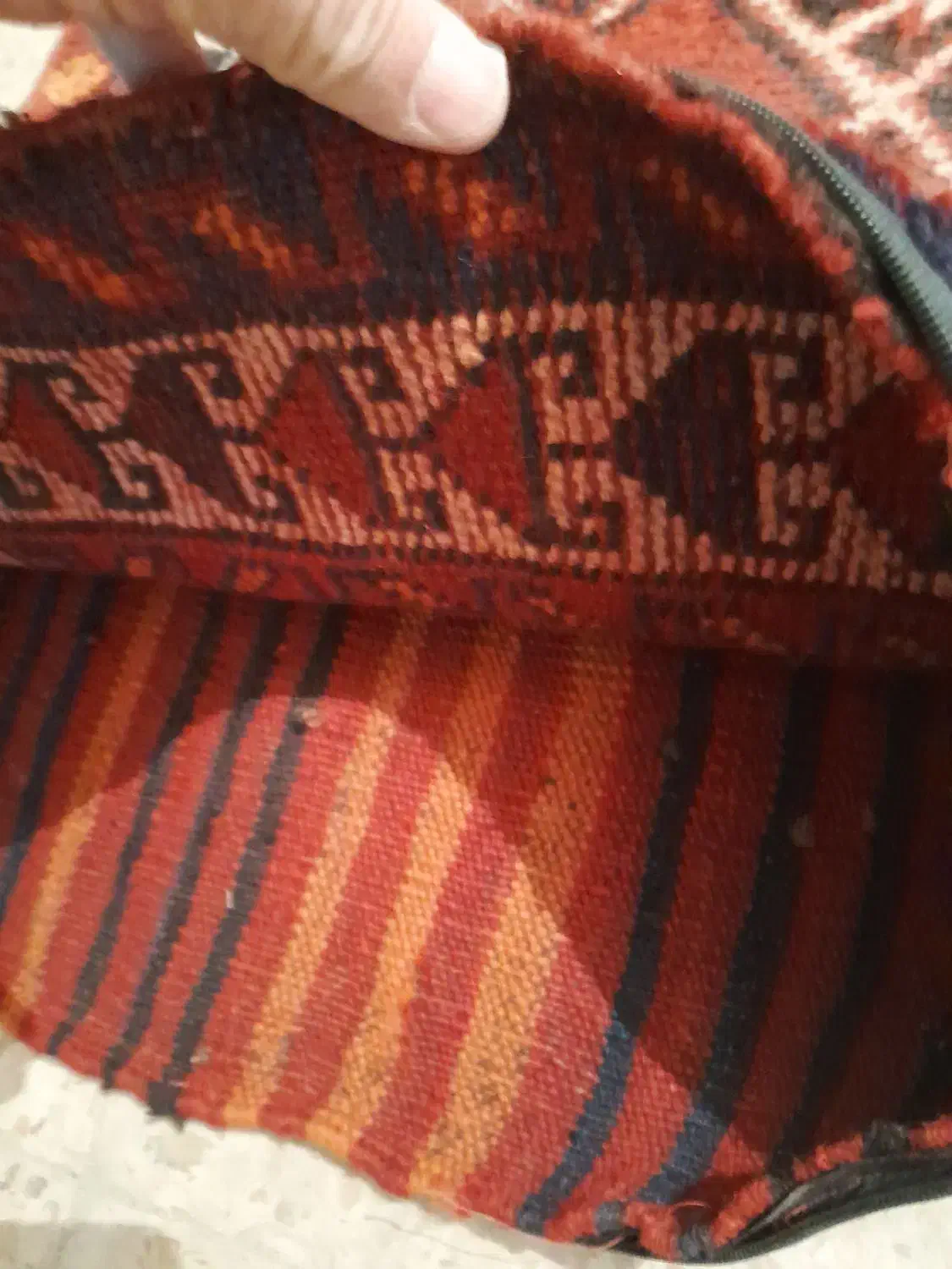 ۲عددفرش وگلیم قدیمی قشقایی|گلیم، جاجیم، گبه|اصفهان, تیران|دیوار