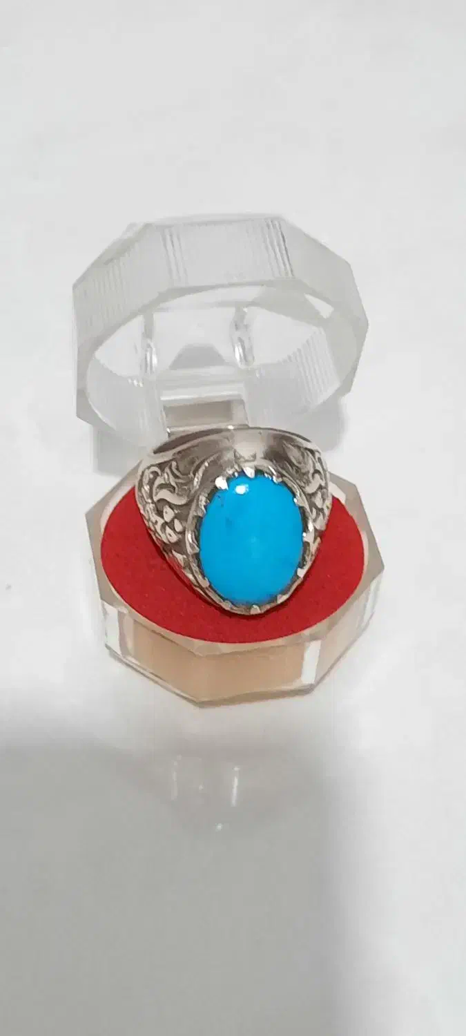 انگشتر فیروزه اصل نیشابور|جواهرات|کرج, کمالشهر|دیوار