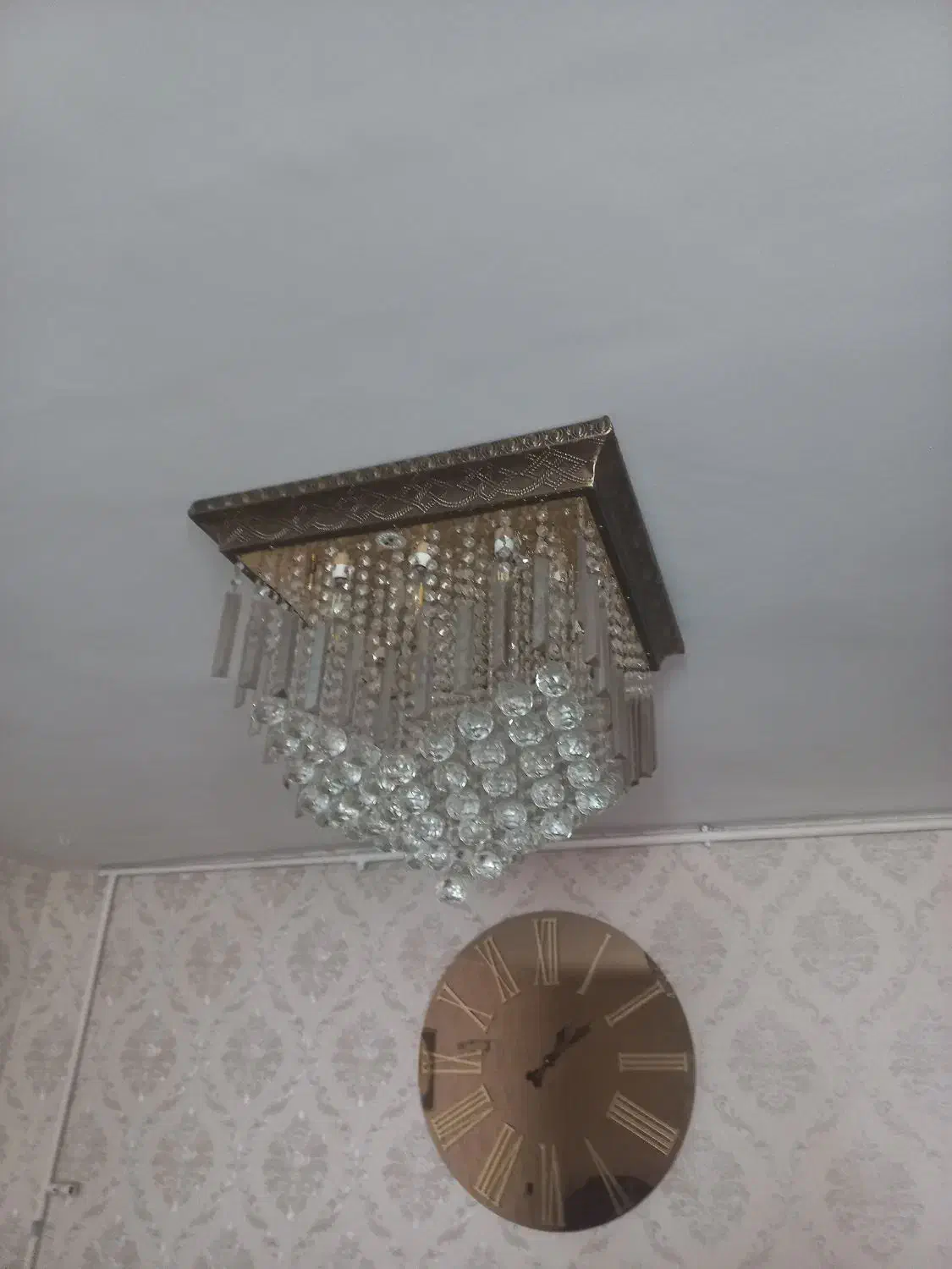 لوستر کریستال|لوستر و چراغ آویز|قزوین, |دیوار