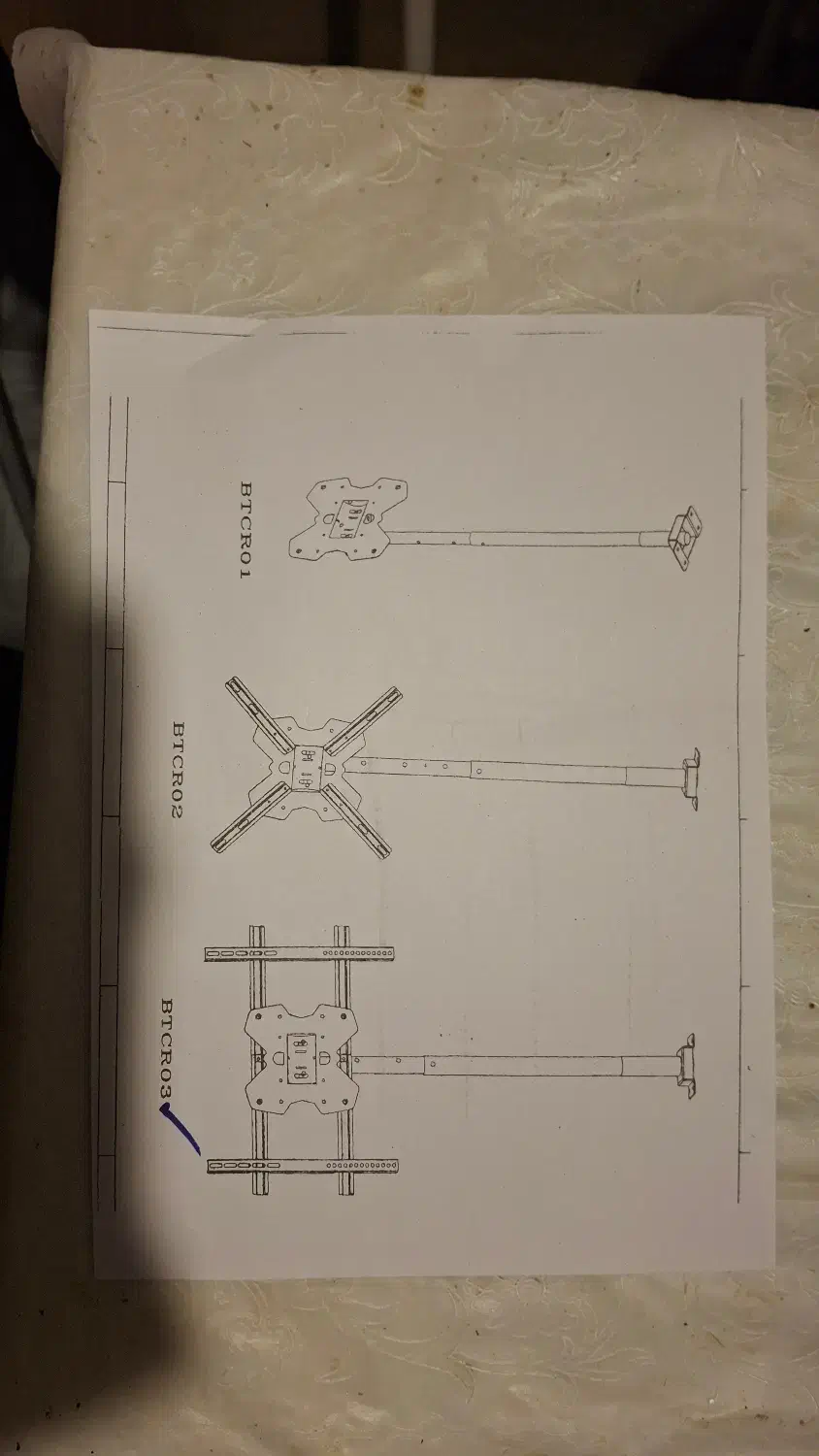 پایه تلویزیون سقفی|تلویزیون و پروژکتور|کرمان, |دیوار