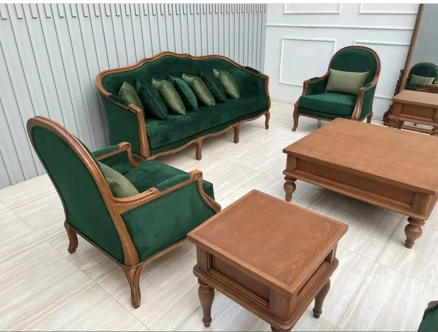 مبلمان کد 132فرانسوی|مبلمان خانگی و میز عسلی|لوشان, |دیوار