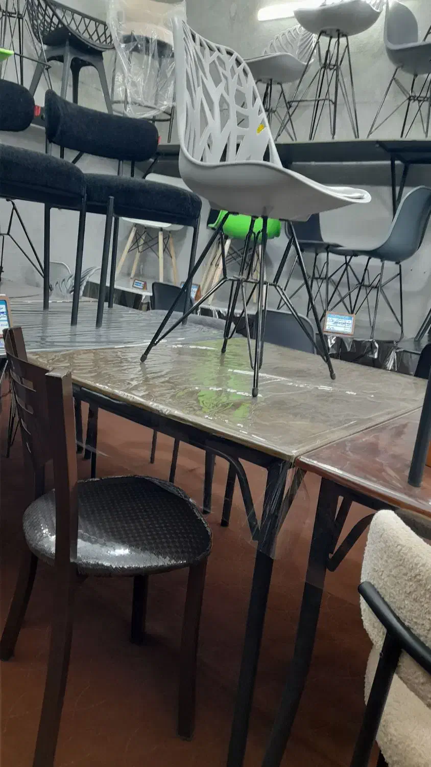 صندلی بدنه فایبریفضایبیرون|میز و صندلی غذاخوری|حمیدیا, |دیوار