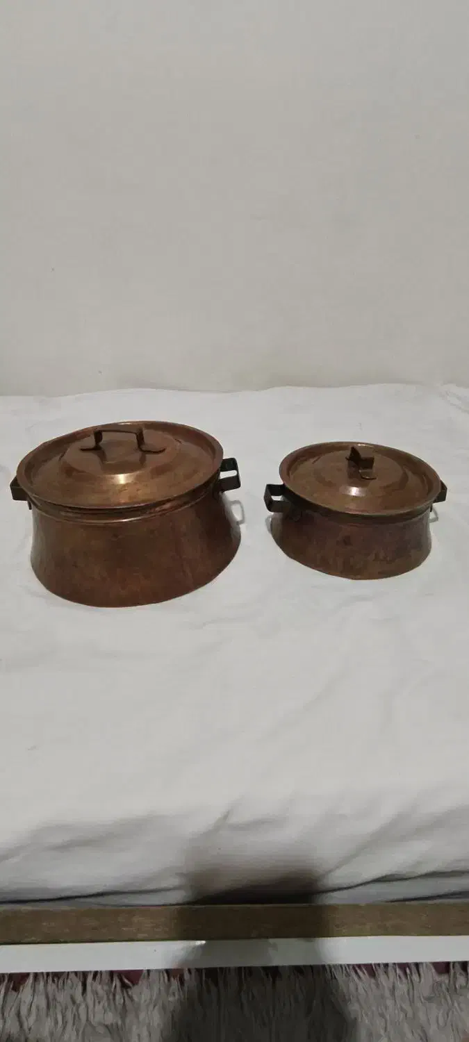 قابلمه مسی قدیمی زنجان|ظروف پخت‌وپز|بندر ماهشهر, |دیوار