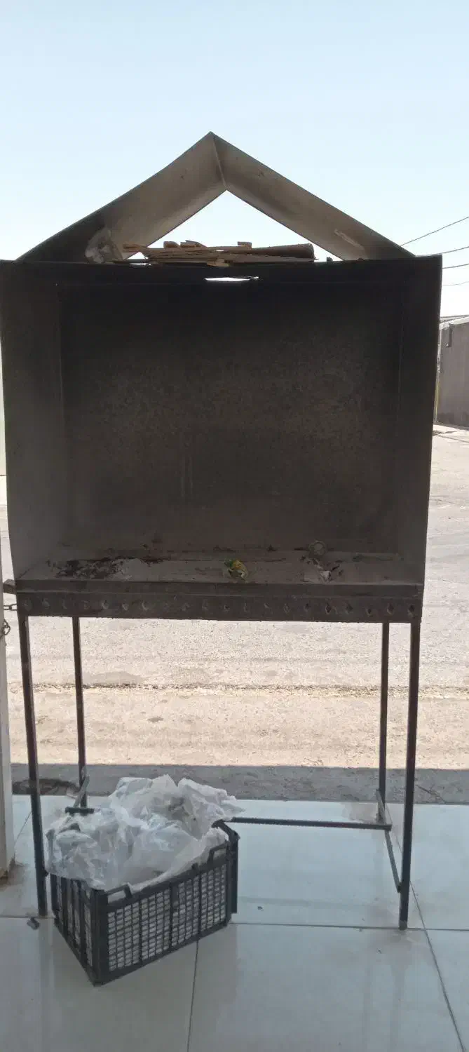 منقل گالوانیزه مناسب قلیونی وکبابی|اجاق گاز و لوازم برقی پخت‌وپز|اندیمشک, |دیوار