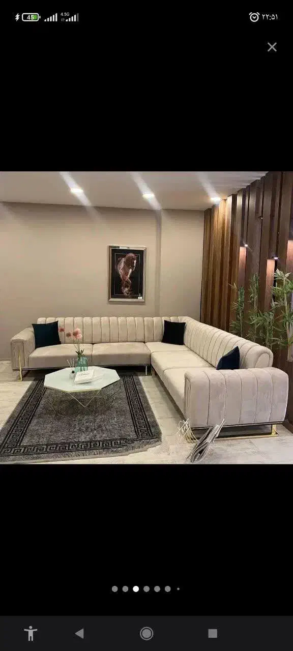 moble راحتی مینیمال صدفی چستر شیاری|مبلمان خانگی و میز عسلی|اراک, |دیوار