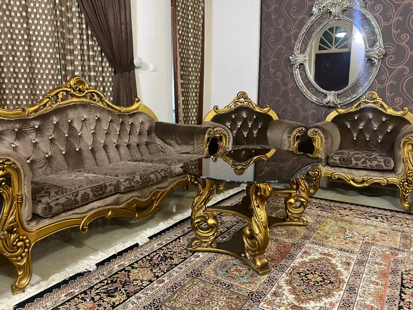 مبل و جلو مبلی|مبلمان خانگی و میز عسلی|آمل, |دیوار