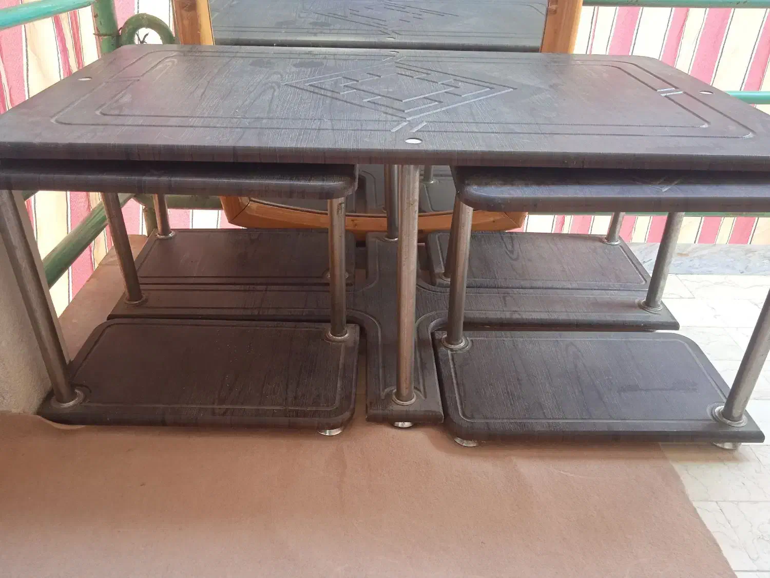 میز وسط مبل با چهار عسلی|مبلمان خانگی و میز عسلی|بهشهر, |دیوار