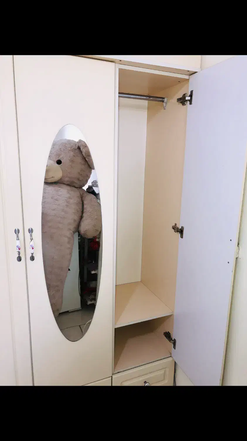 سرویس خاب و تخت نوجوان دخترانه|تخت و سرویس خواب|سیرجان, |دیوار