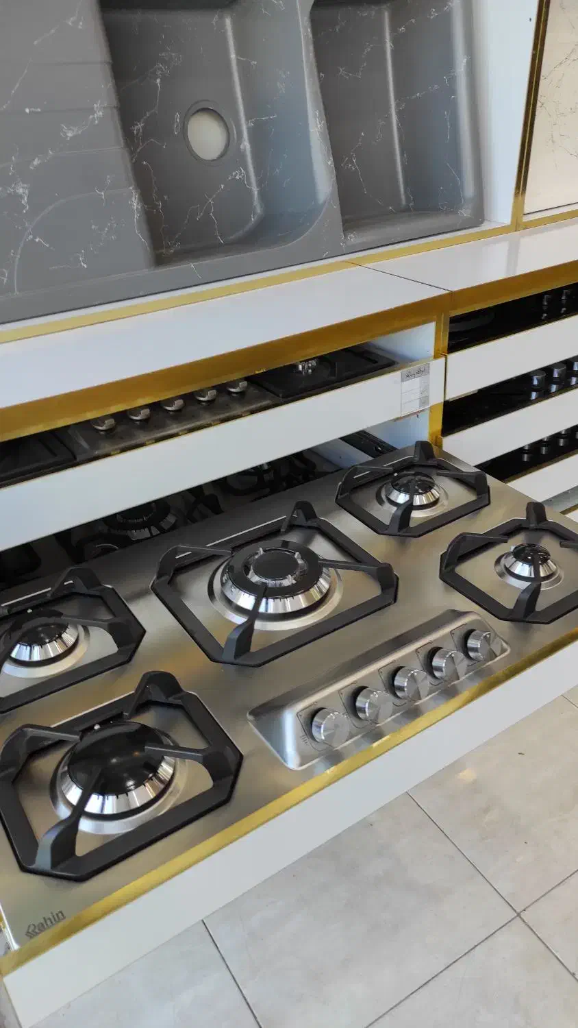 گاز صفحه ای استیل راهین مدل S514|اجاق گاز و لوازم برقی پختوپز|ساوه, |دیوار