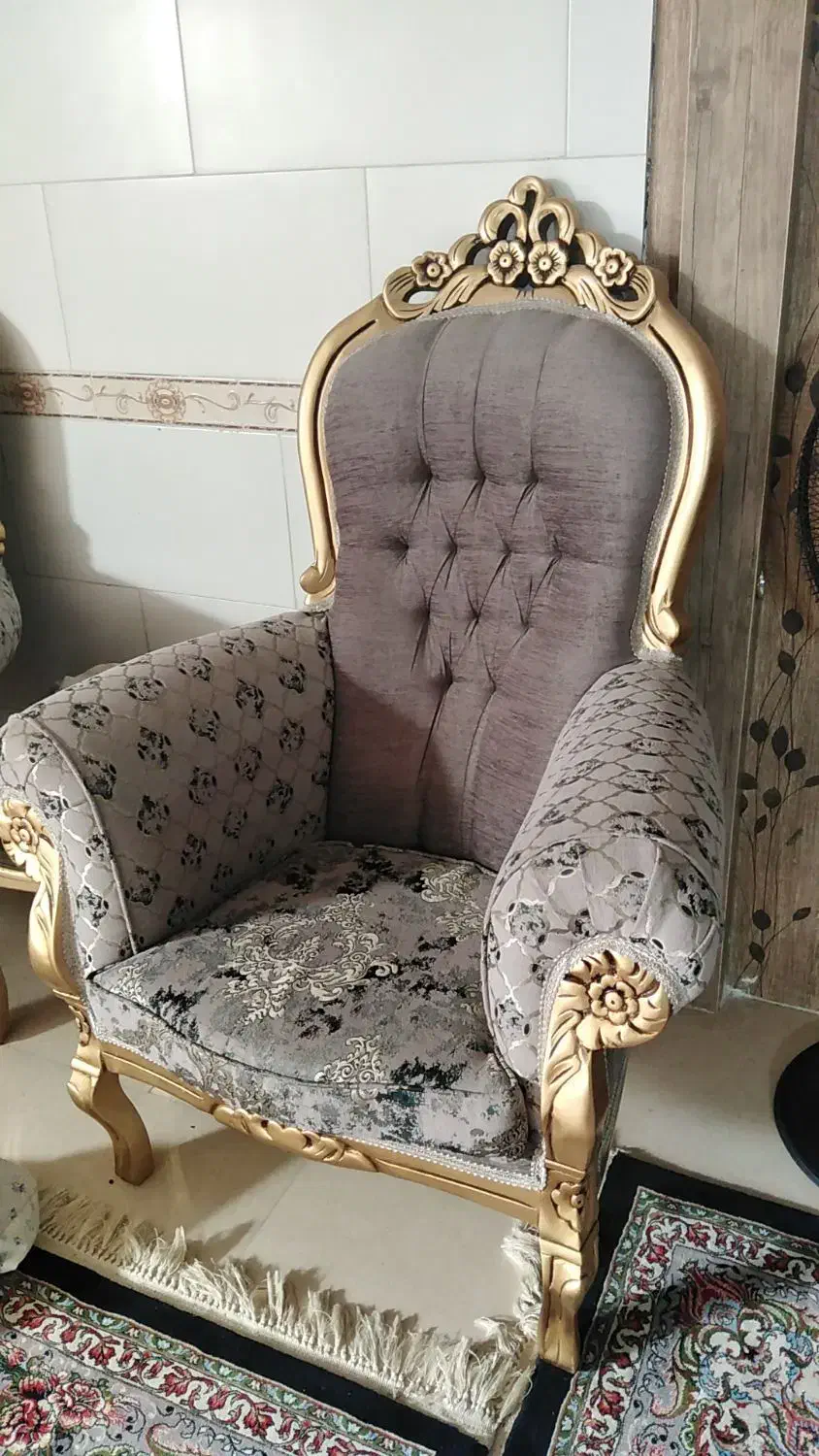 مبل سلطنتی تمییز وشیک|مبلمان خانگی و میز عسلی|کاشمر, |دیوار