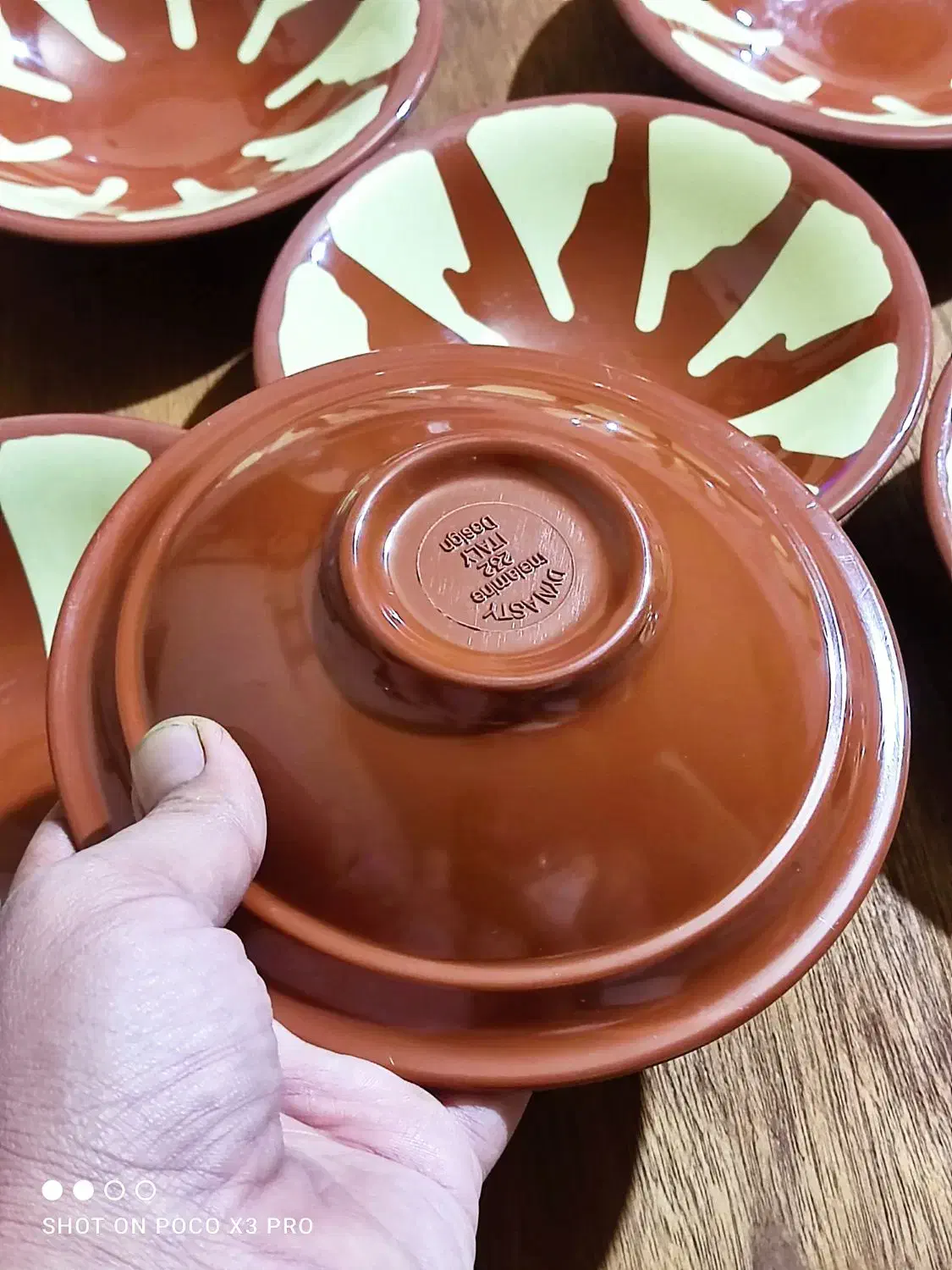 بشقاب ملامین ایتالیایی قدیمی آک|ظروف سرو و پذیرایی|تهران, آشتیانی|دیوار