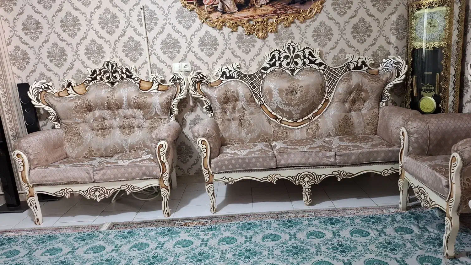 مبلمان ۷نفره|مبلمان خانگی و میز عسلی|پاکدشت, پاکدشت (مامازند)|دیوار