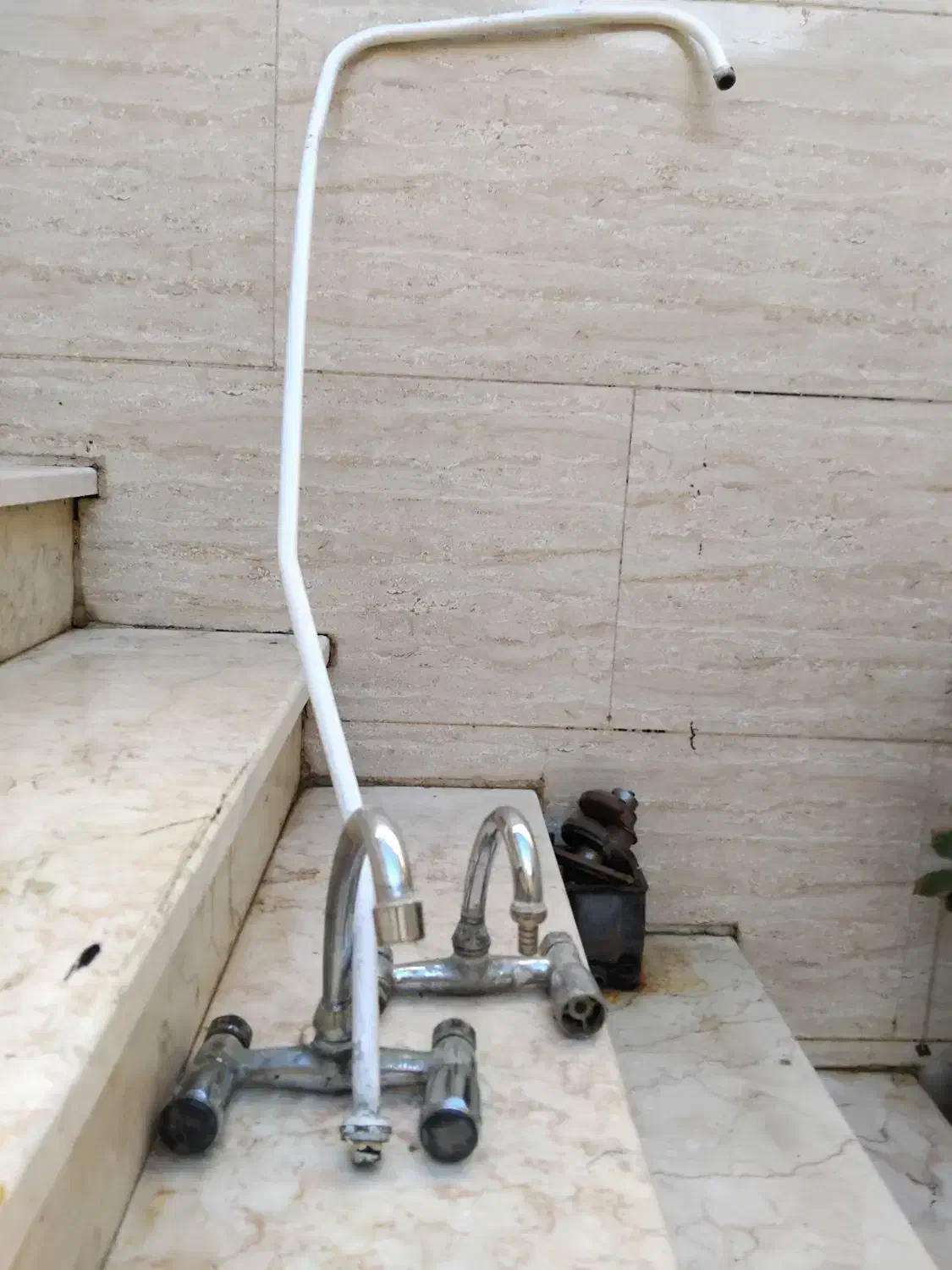 شیرآلات  علمک دوش شیر فلکه کیتز ژاپن و یک شیبه|لوازم حمام|مشهد, خواجه ربیع|دیوار