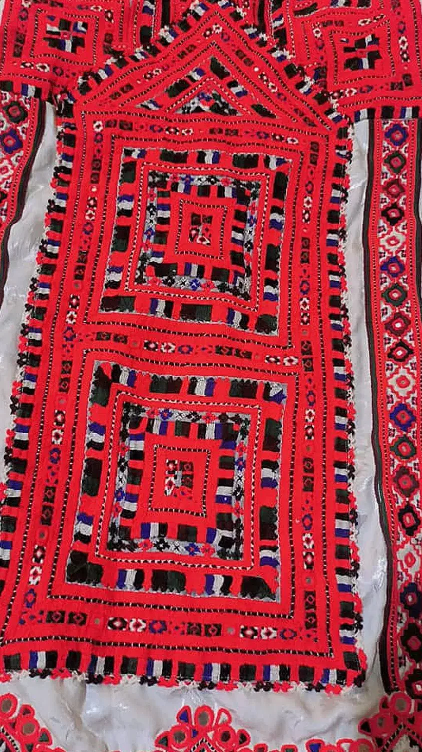 لباس عروس بلوچی|لباس|ایرانشهر, |دیوار