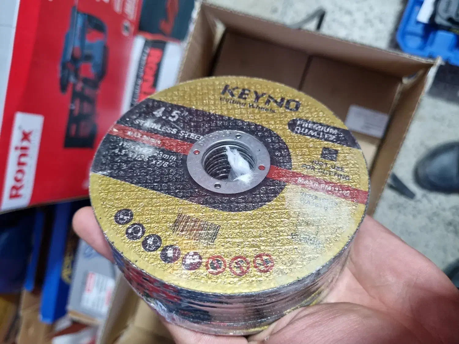 صفحه برش فلز بر ۱ میل سایز مینی (ابزار راینو)|مصالح و تجهیزات ساختمان|مریوان, |دیوار