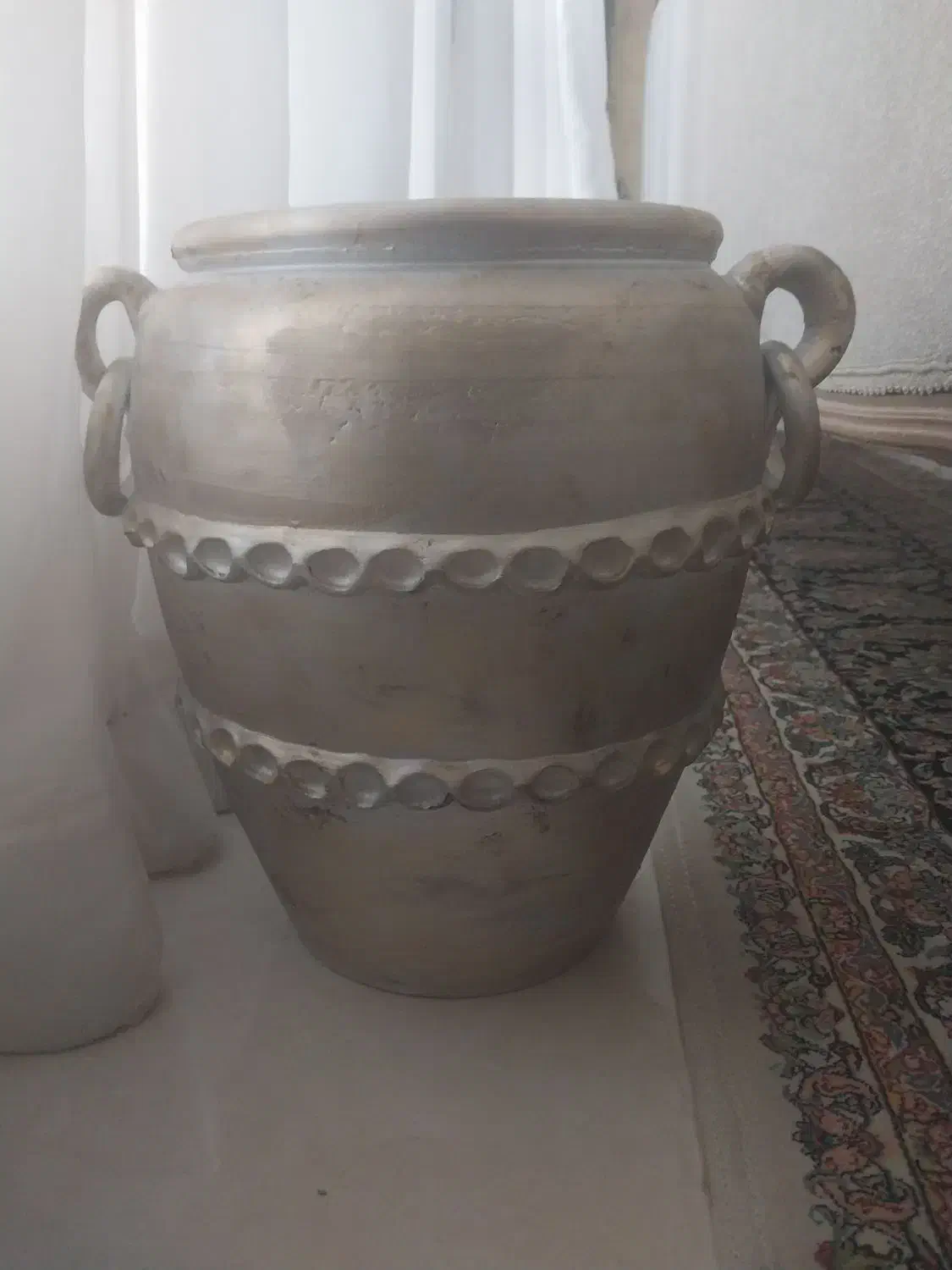 گلدان پتینه سفالی|گل و گیاه طبیعی|مشهد, مشکینی (شهرک غرب)|دیوار