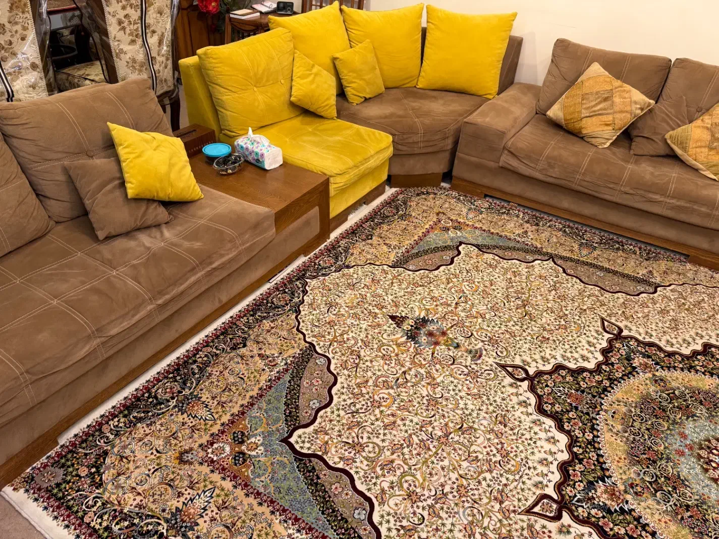 مبل راحتی L|مبلمان خانگی و میز عسلی|اهواز, زیتون کارمندی|دیوار