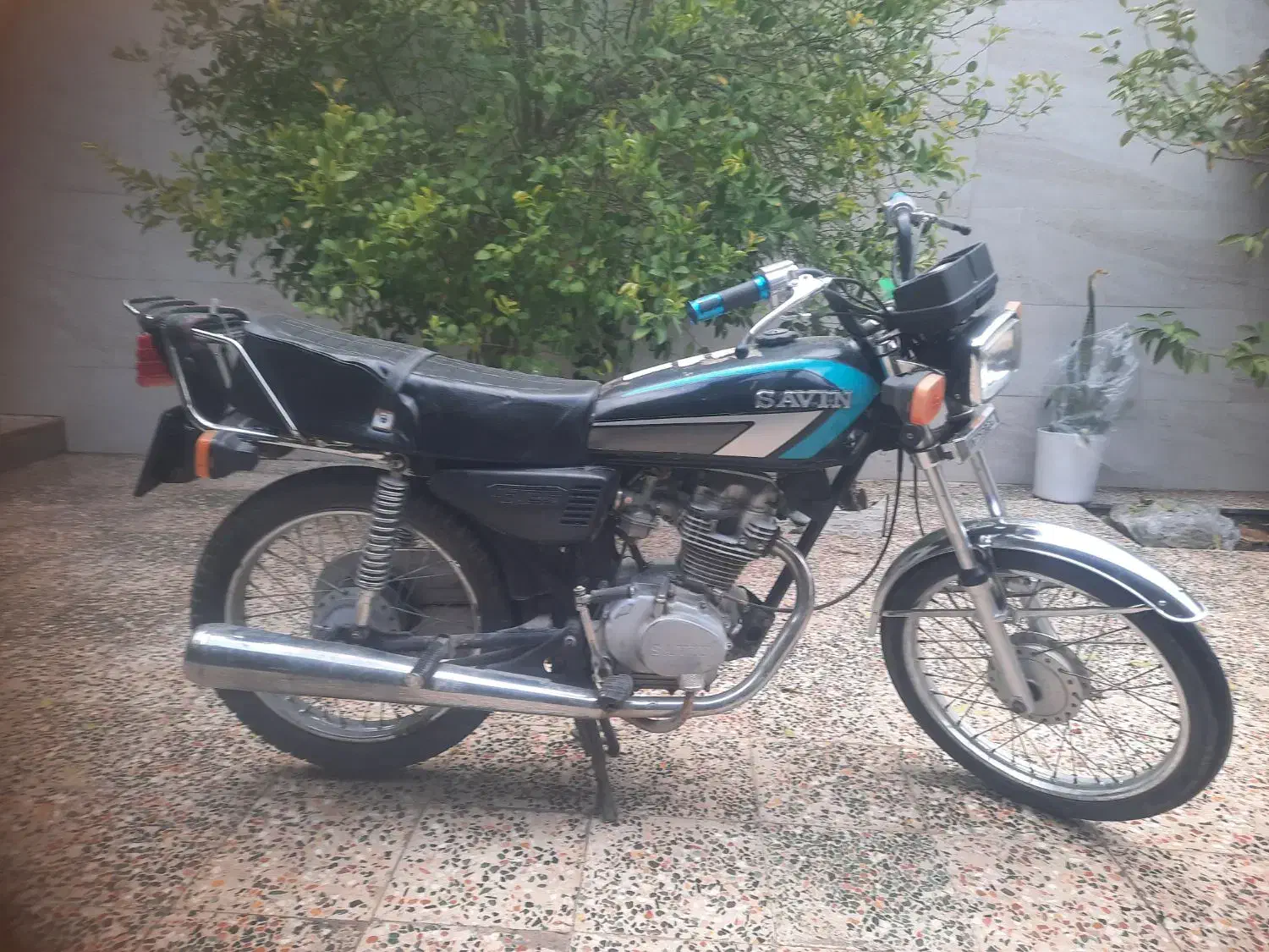 موتور ساوین مدل ۱۳۹۱ مزایده|موتورسیکلت|پلدختر, |دیوار