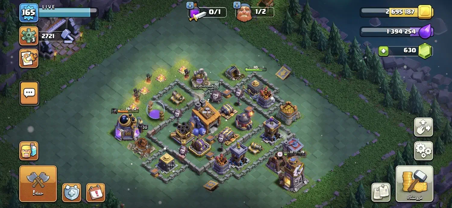 ۴ تا اکانت کلش اف کلنز|کنسول، بازی ویدئویی و آنلاین|قوچان, |دیوار