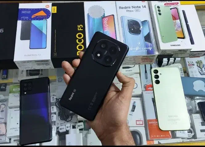 شیائومی نوت ۱۴ پرو پلاس 5G و سامسونگ A56|موبایل|اراک, |دیوار