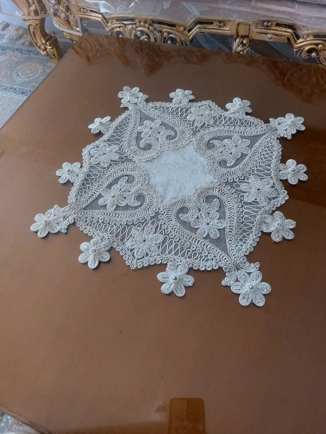 رومیزی گیپور|پرده، رانر، رومیزی|مشهد, فاطمیه|دیوار