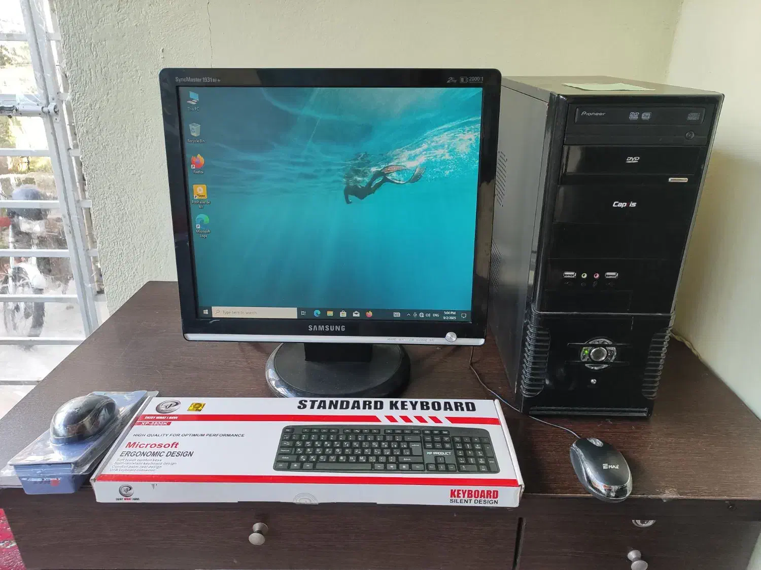 کامپیوتر i3 h81 نسل ۴ رم ۸ هارد ۵۰۰ و ssd گرافیک ۲|رایانه رومیزی|چالوس, |دیوار