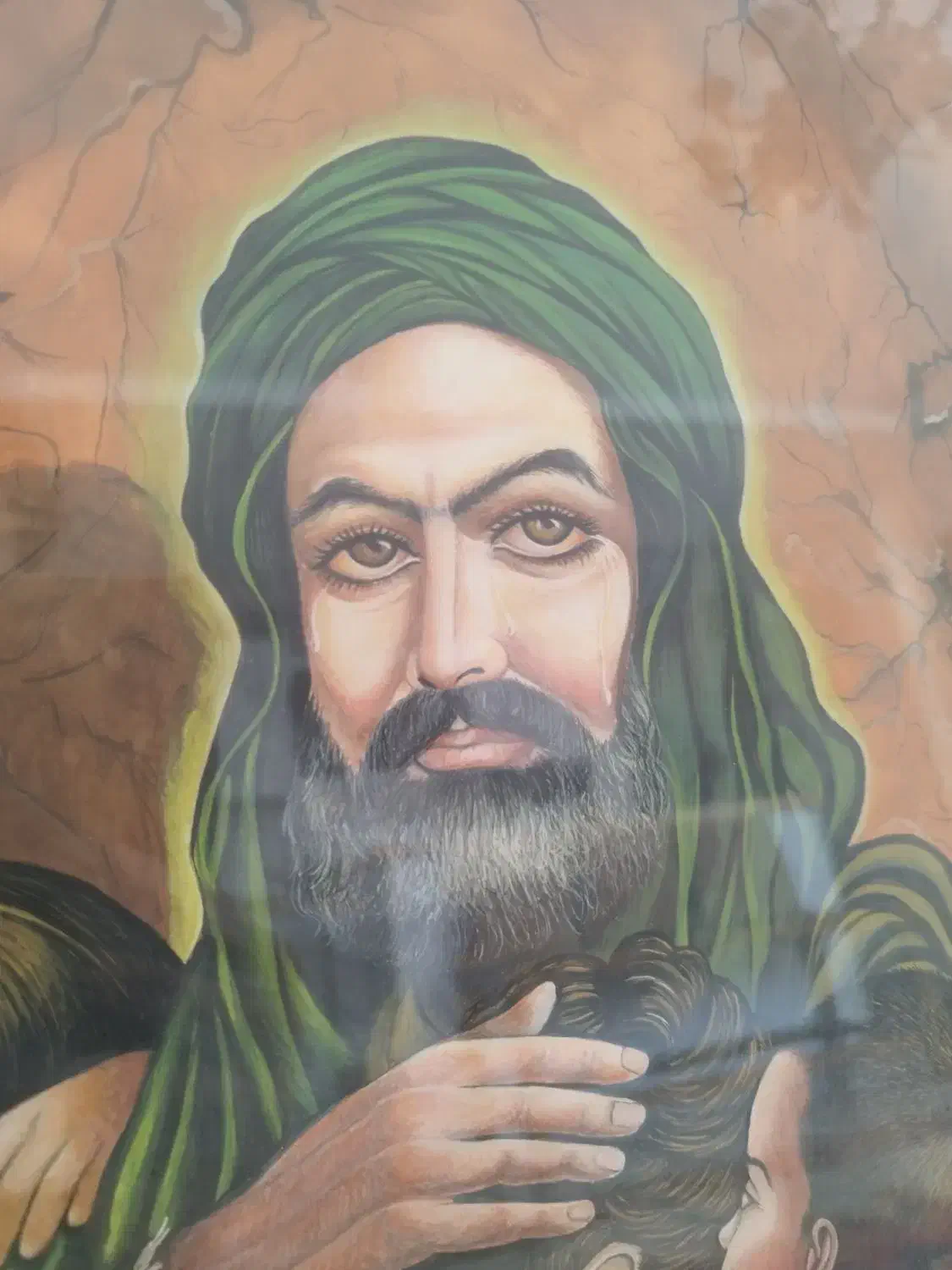 تابلوی نقاشی نفیس حضرت علی|تابلو، نقاشی، عکس|پردیس, فاز ۳|دیوار