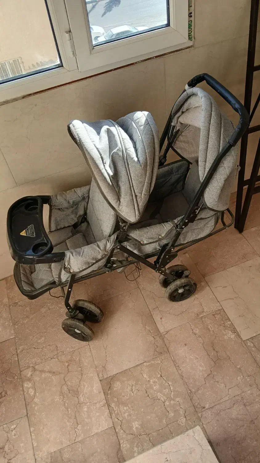 کالسکه دوقلو|کالسکه و لوازم جانبی|قدس, شهر‌قدس|دیوار