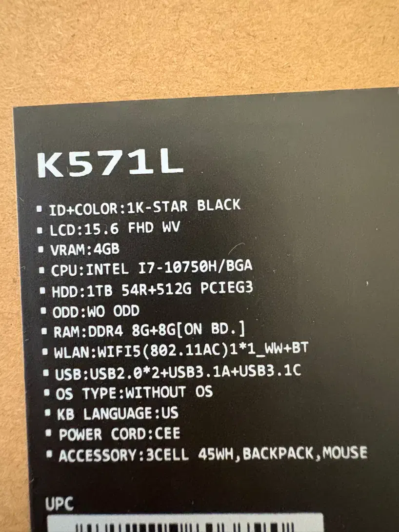 لپتاپ ایسوس k571LI|رایانه همراه|اصفهان, شاهزید|دیوار